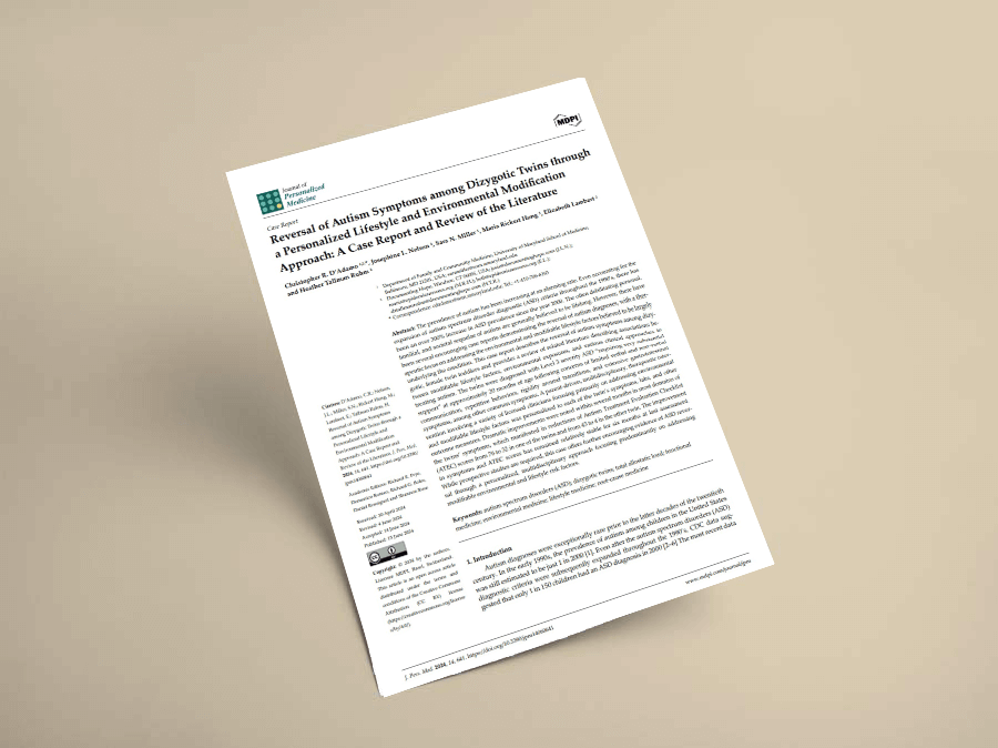 Autism Symptoms among Dizygotic Twinse